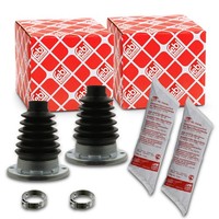 2X Febi Bilstein Faltenbalgsatz Achsmanschette Vw Golf Passat Seat Audi A3 Skoda