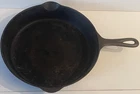 Vintage Cast iron skillet No.9 griswold erie pa 710L U.S.A. RESTORATION!