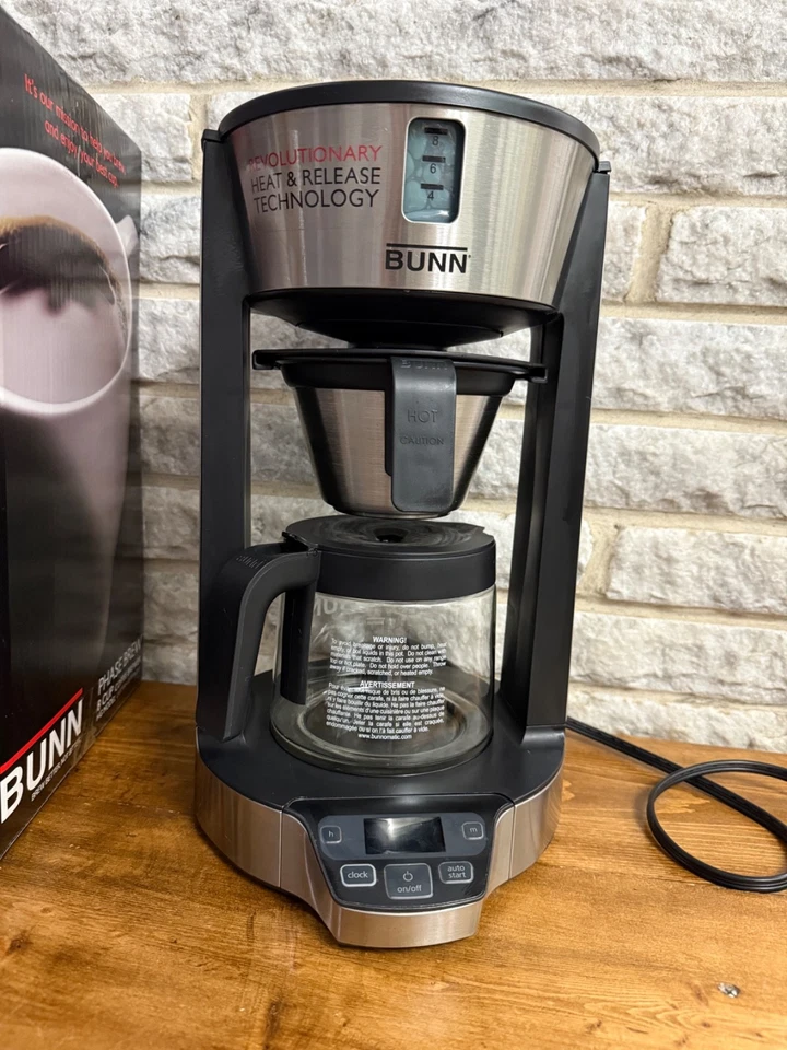 BUNN HG CAFETERA FASE 8 TAZAS ACERO INOXIDABLE CON JARRA DE CRISTAL Foto 2 de 4