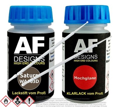 Für Saturn WA103D Dark Oak Lackstift Klarlack Lacktupfer Autolack Set