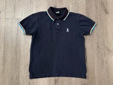 Psycho Bunny Polo Shirt Men Large 6 Pique Pima Cotton Short Sleeve Collared