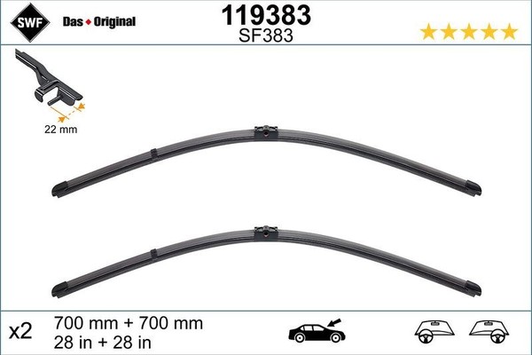 SWF 119383 Wischblatt FüR Ford Seat VW-image