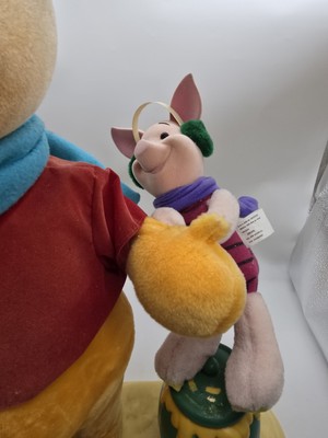 Vintage 90s DISNEY Pooh and Piglet animatronic Christmas Decor