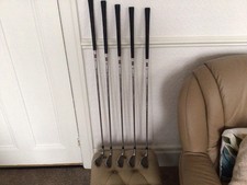 TaylorMade R7 Irons. 6,7,8,9 and SW With Regular Flex T Step 90 Steel Shafts.