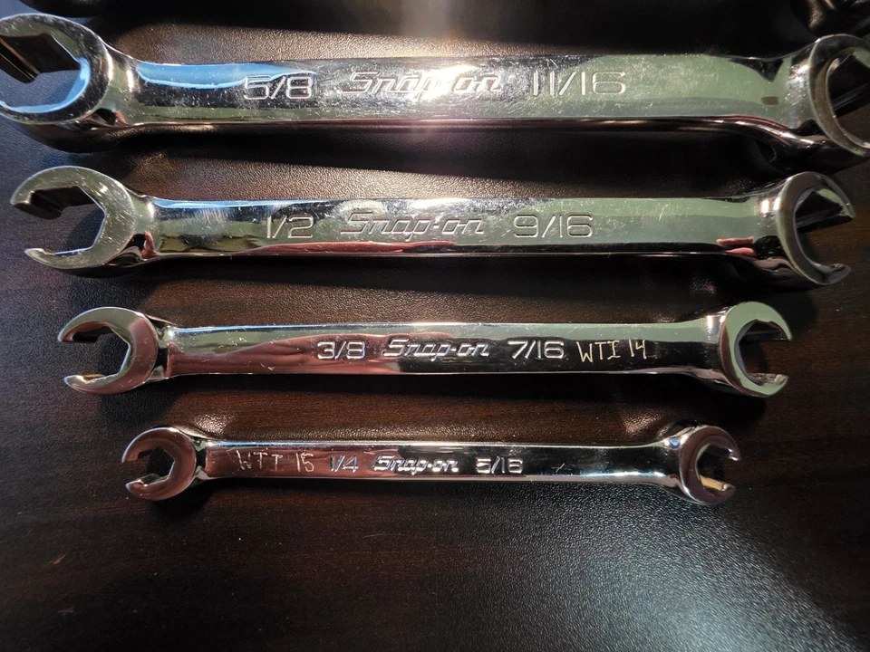 Set of 5 Snap-On Flare Nut Wrenches - Image 2 of 4