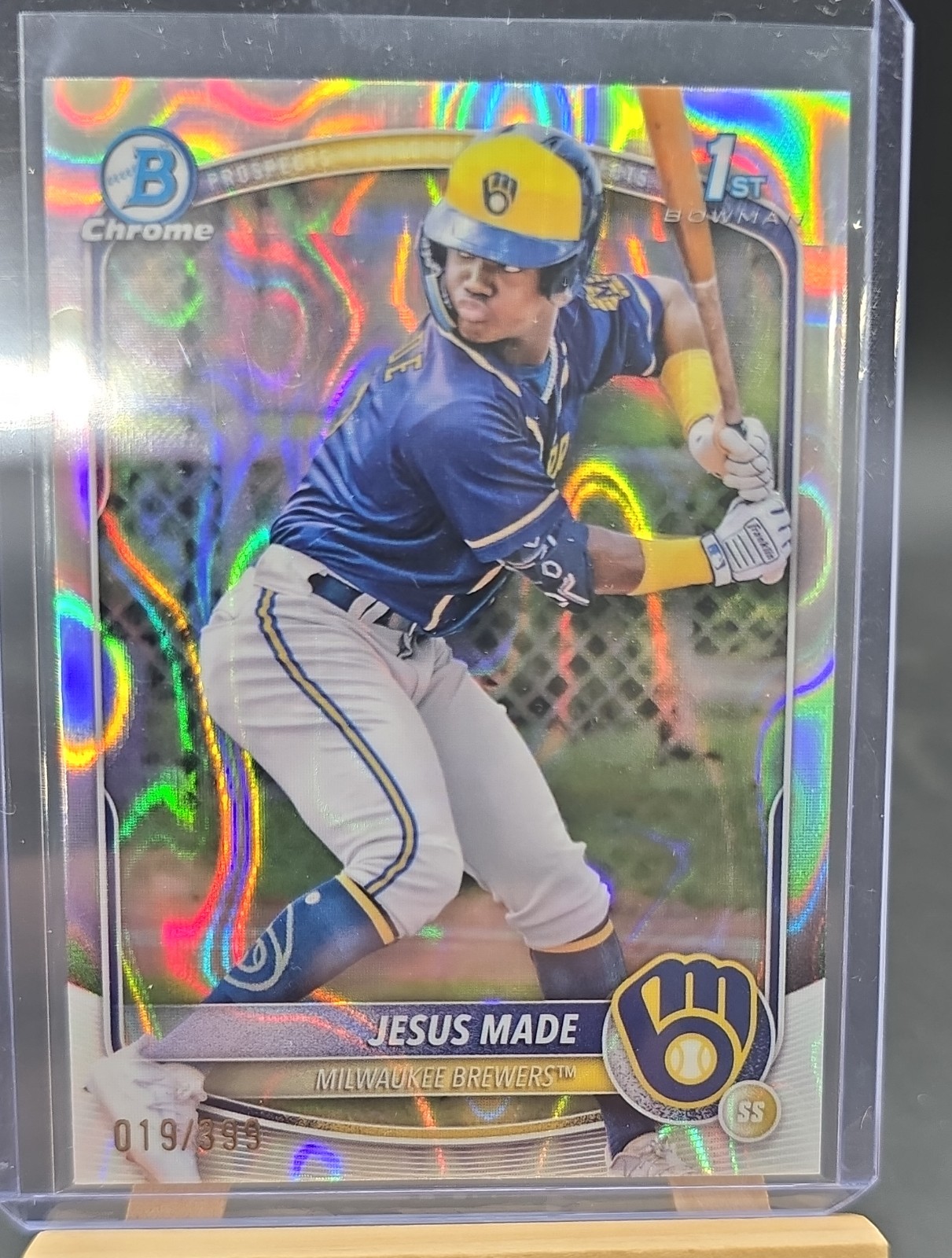 2025 Bowman - Chrome Prospects Jesus Made #BCP-50 Lava Refractor /399 (RC) O