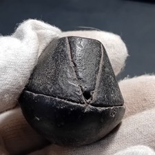 Wikinger  Spinwirbel mit Verzierung 8-11 Jh.n.Chr  Stein Mittelalter Sammlung
