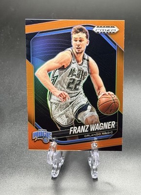 2025 Panini Prizm Black Franz Wagner True Orange Prizm SP /49