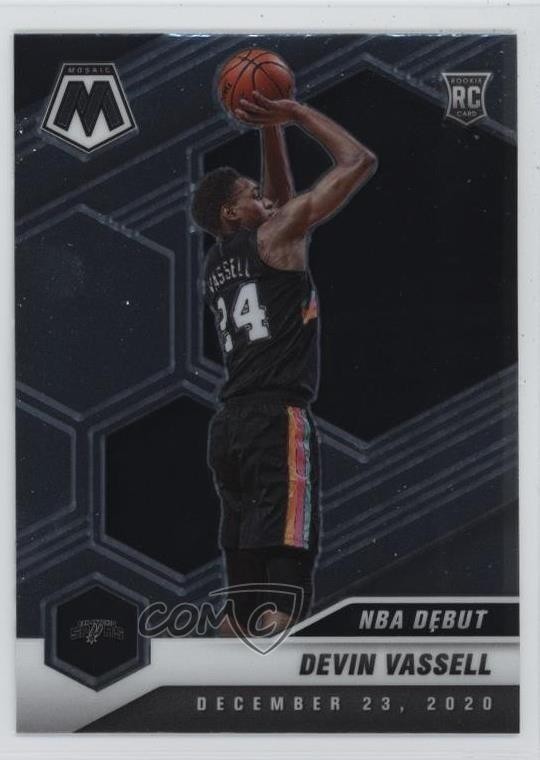 2020-21 Panini Mosaic NBA Debut Devin Vassell #278 1t2n