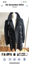  Tod's Extravaganter Mantel / Jacke Gr. 42 Kaschmir Wolle 
