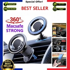 Magnetic Car Phone Holder Stand Mount for MagSafe iPhone Samsung GPS
