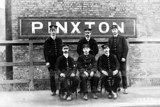 Zxx-60 Railway Station Staff, Pinxton, Derbyshire. Photo
