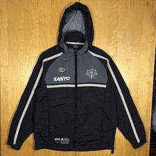 Penrith Panthers Rugby Jacket Vintage Black NRL Australia Small 