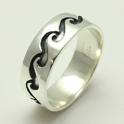Genuine Sterling Silver Ring Band Hallmarked Solid 925 Handmade Empress