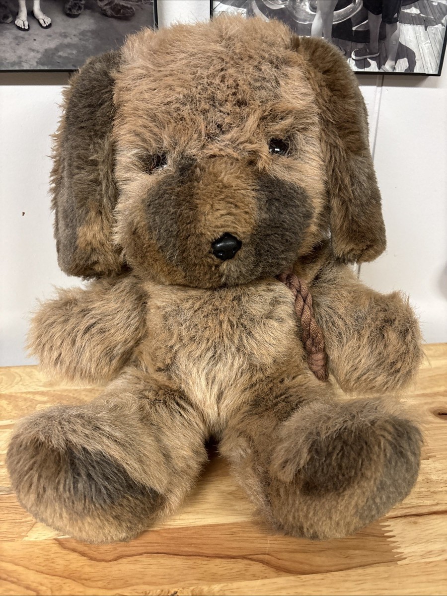 Vintage Gund Brown Plush Puppy Dog 1979 Collectors Classics Limited Edition
