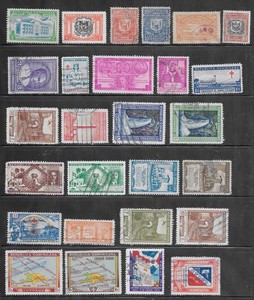 27 Dominican Republic Stamps from Quality Old Antique Album
