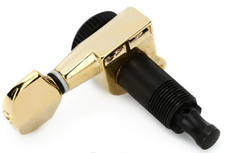 Daddario Auto-trim Locking Tuning Machine Single In-line Gold Pwat-ext-1gld