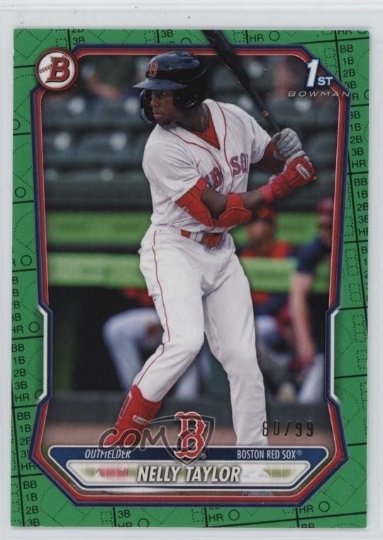 2026 Bowman Prospects Green Pattern 80/99 Nelly Taylor #BP-65