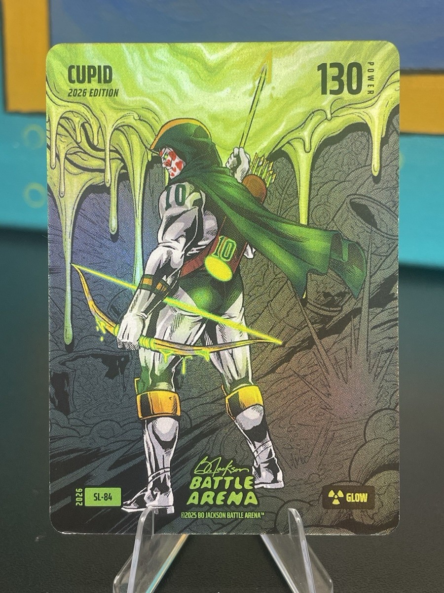 2026 Bo Jackson Battle Arena Cupid Glow Slime JORDAN LOVE #SL-84 SSP Case Hit