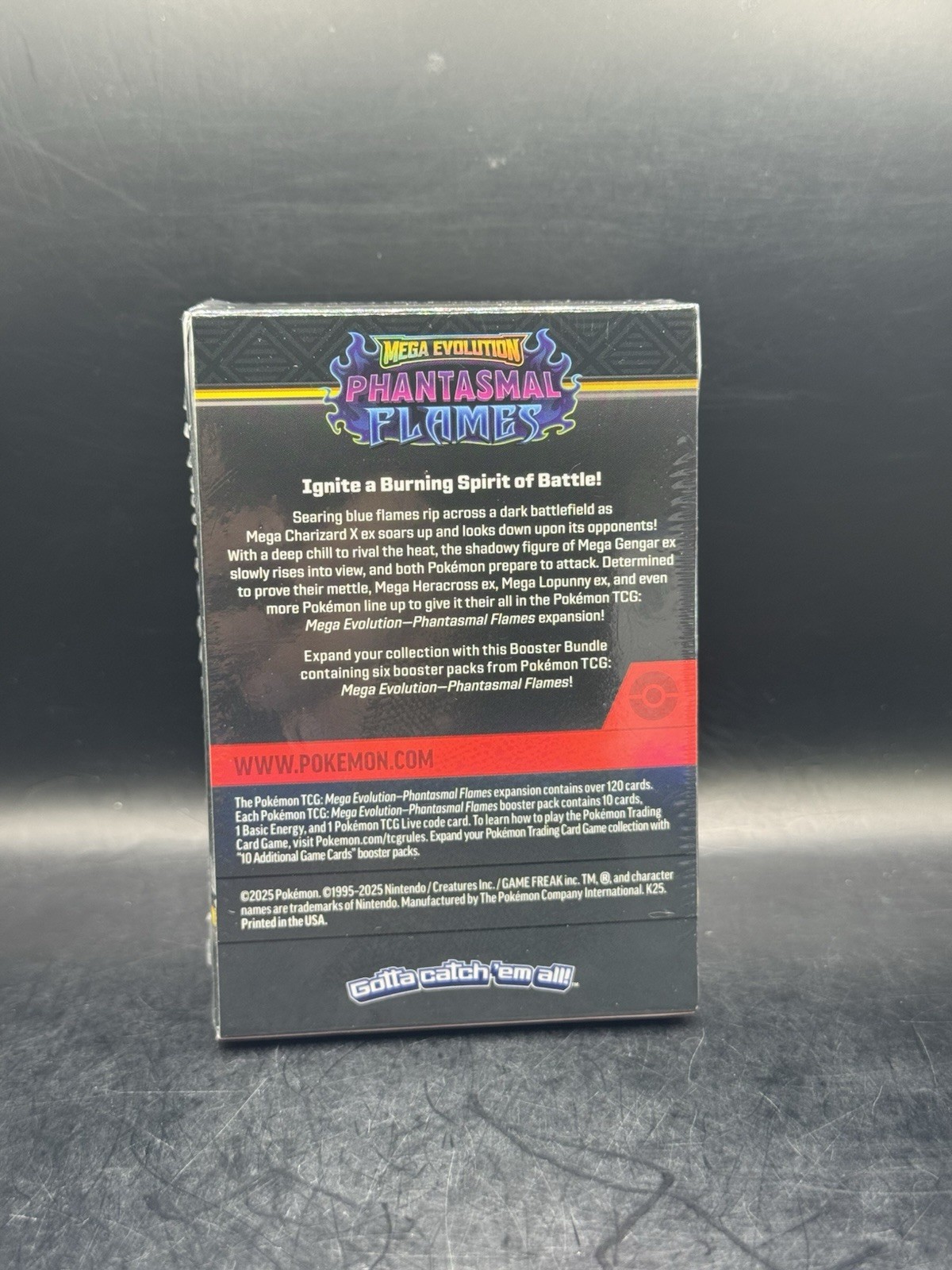 Pokemon Mega Evolution Phantasmal Flames Booster Bundle Sealed w/ Protector