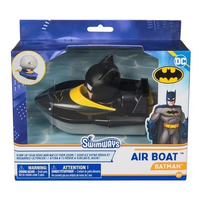 Swimways DC Batman Air Boat: Fun For Use In Pool or Bath Splash Toy for Ages 4+