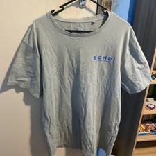 BTF Bondi Beach Australia T-Shirt Mens XL Gray Sea Sand Surf Souvenir Graphic Te