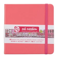 Talens Art Creation (TLN9314314M) SKETCHBOOK CORAL COVER 4.7X4.7IN