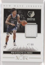 2019-20 Panini Noir New Wave Jerseys 47/99 Brandon Clarke #NW-BCL s3g