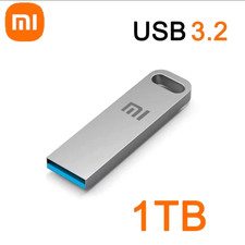 1 TB USB 3.2 Flash-Laufwerk High Speed Metal USB/USB C Memory Stick | Silvery