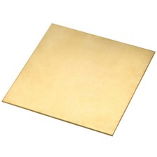 Brass Sheet Metal Sheets Plates 7.9" x 7.9" x 0.03"