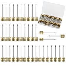 42 Pack Brass Ball Pump Needles Heavy Duty Air Pump Needles Brass Ball Pump