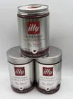 illy Ground Coffee Espresso Intenso Bold Roast, 8.8 Oz (3 Pack) BB 04/2027