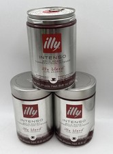 illy Ground Coffee Espresso Intenso Bold Roast, 8.8 Oz (3 Pack) BB 04/2027