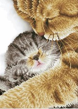 Diamond Dotz Cats Tender Moments Art Kit 30cm x 41cm DD7.037