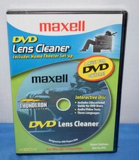 Maxell DVD Lens Cleaner Laser Thunderon Brush System XBOX Game Systems NEW ~B2