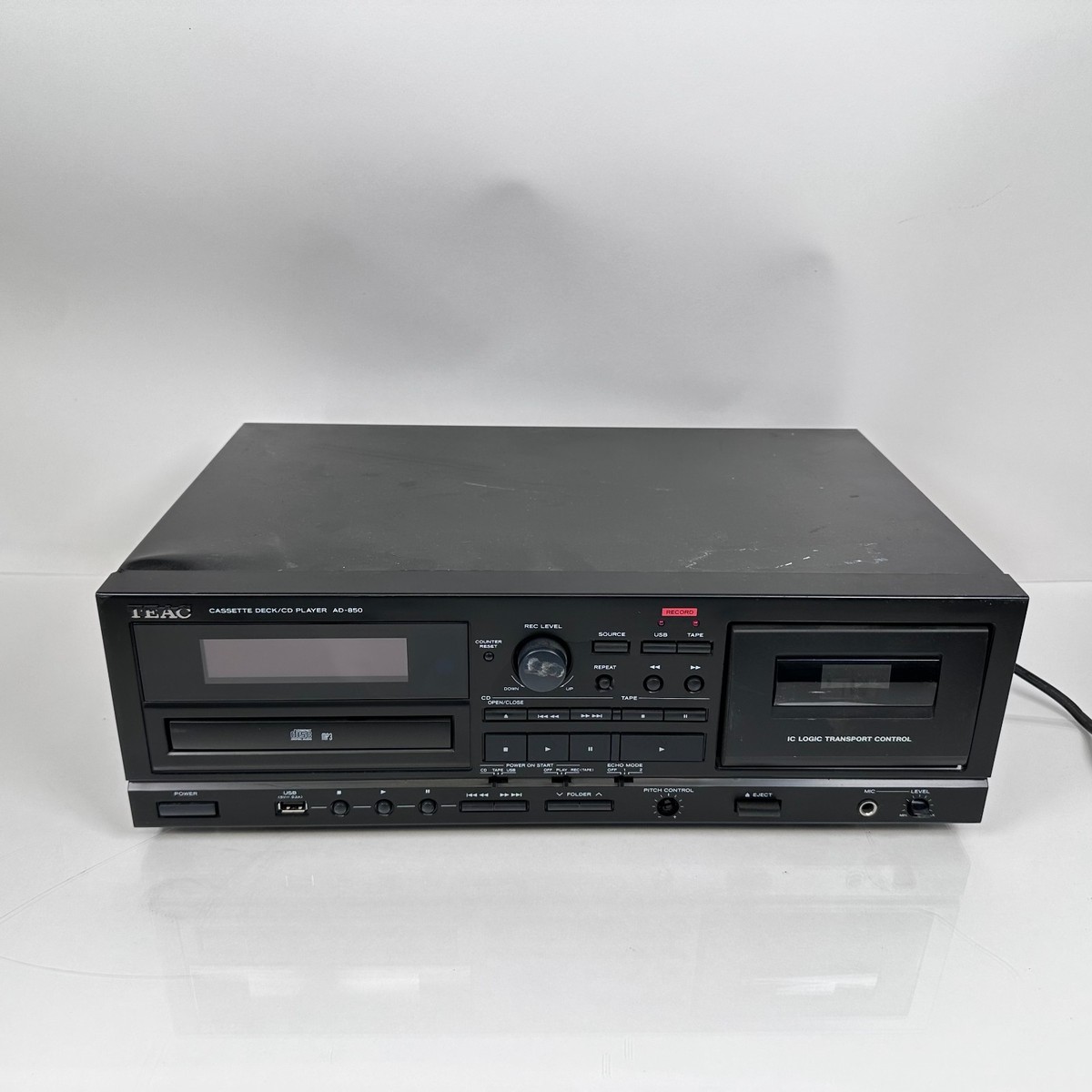 TEAC AD-850 Cassette Deck CD Player USB Memory Recording & Playing