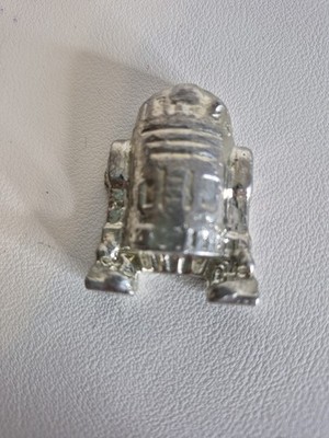 Hand Poured R2D2 Star Wars Unknown Metal one Of A Kind, Found In A Trinket Box
