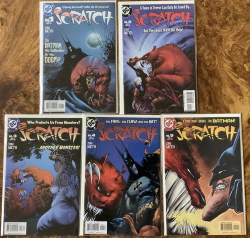 Scratch 1-5 VF/NM Full Series Sam Kieth Batman Werewolf DC Comics | eBay