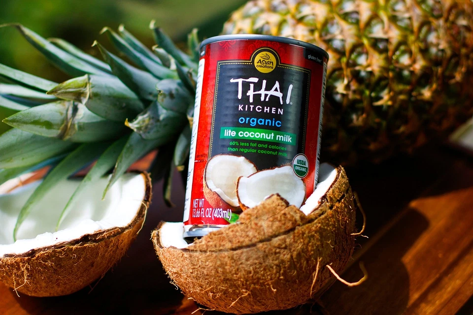 Leche de coco orgánica Lite no láctea sin gluten 13,66 fl oz paquete de 12 Foto 4 de 4