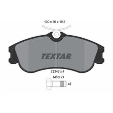 Satz Bremsbeläge Bremsklötze vorne für Peugeot 206 2A/C CC 2D SW 2E/K 2406111