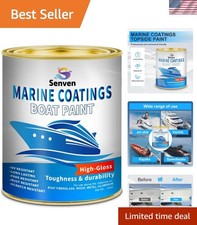 Boat Paint 35 Oz Gloss Marine Boat Topside Bottom Enamel Paint For Boats Woo...