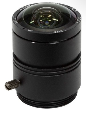 Arducam 120 Degree Ultra Wide Angle CS Lens for Raspberry Pi HQ Camera 3.2mm