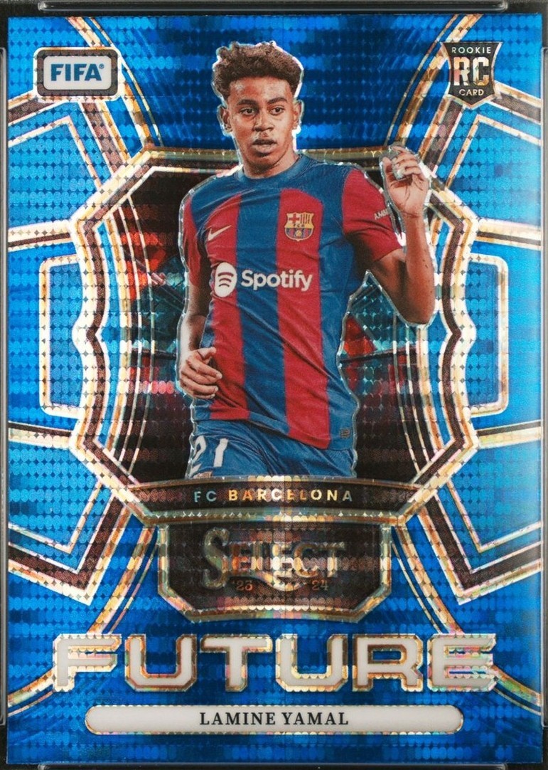 2023-24 Panini Select FIFA - Select Future Lamine Yamal #22 Blue