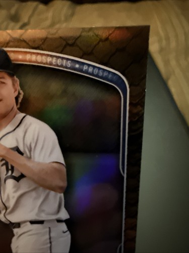 Bowman Chrome Bryce Rainer Reptilian Refractor Tigers 2025 #BCP-49 - Imagen 5 de 6