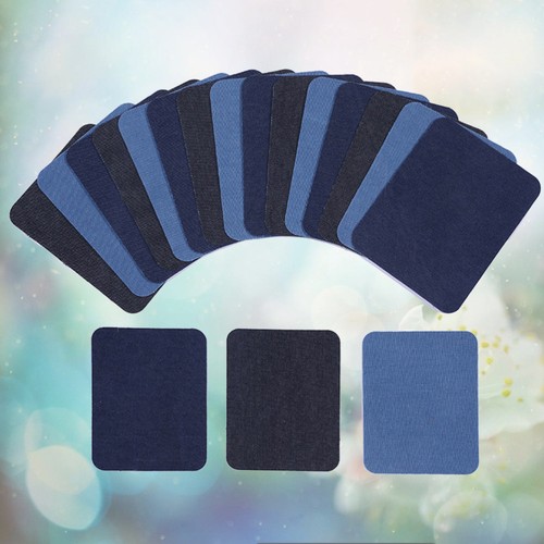 12 Pcs Panno Patch Toppa Rettangolare Fai Da Te Per Abbigliamento - Foto 11 di 12