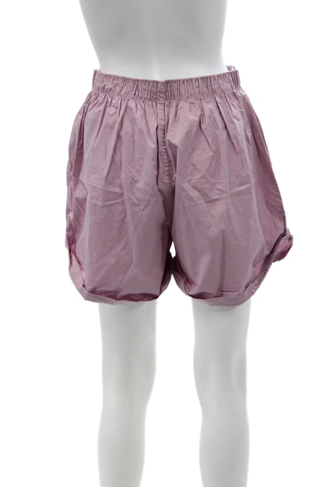 Pantalones Cortos Intimately Free People Mujer Algodón Abotonado Cintura Elástica Rosa Talla S Foto 4 de 4