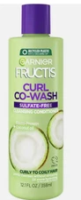 Garnier Fructis Curl Co-Wash, Sulfate Free, Cleansing Conditioner, 12.1 oz.