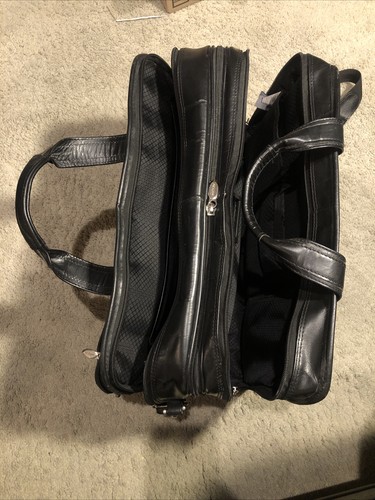WALTON | 17” Leather Expandable Laptop Briefcase
