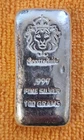 100 Gram Cast Silver Bar by Scottsdale Mint .999 Silver Bullion - 100g