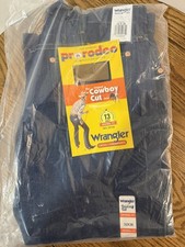 Wrangler Jeans Mens Cowboy Cut 13MWZ Rigid Indigo Denim Original Fit 32x36